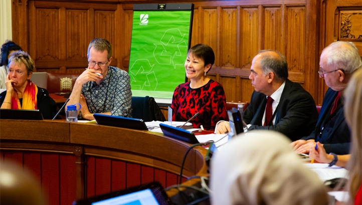 Pictured: Caroline Lucas MP speaking at the Bill's informal reception last month. Image: Today for Tomorrow